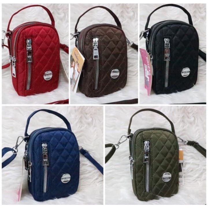 Tas CHIBAO 3in1 Mini Tas Selempang/jinjing/Tas Pinggang 3 resleting