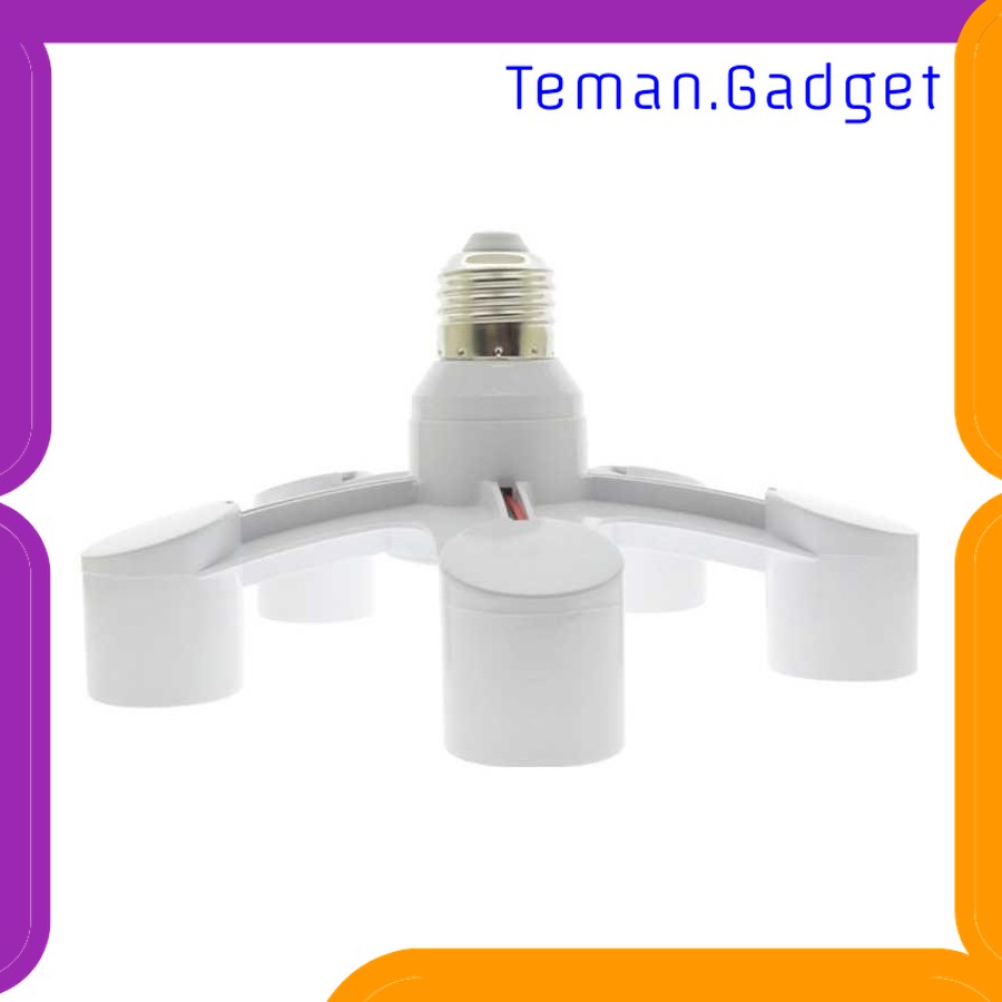 TG-DG115 TAFFLED FITTING E27 CABANG 5 LAMPU BOHLAM STUDIO - HUH-4851