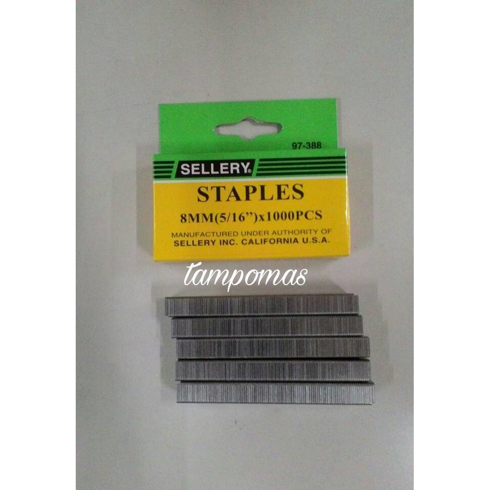 

Isi Staples Tembak 8mm Staples Jok 5/16" 1000pcs