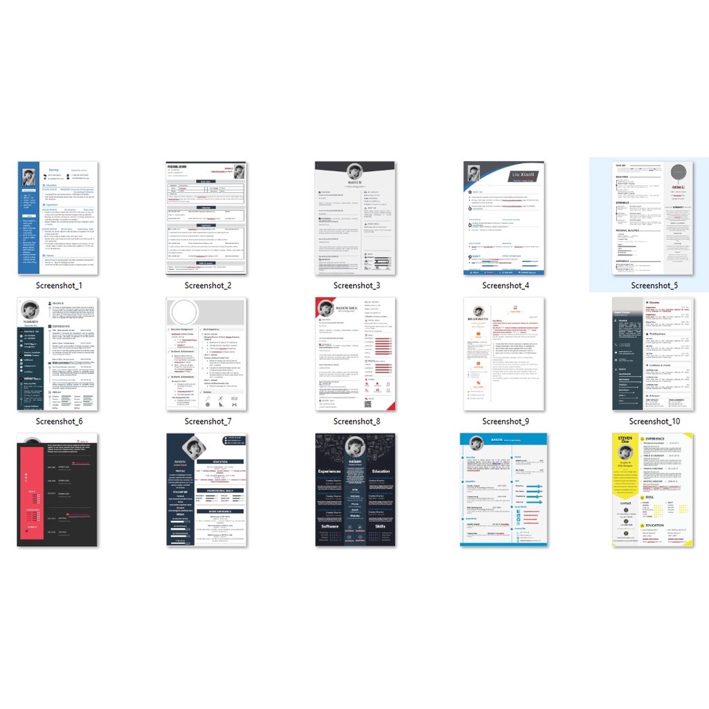 Paket Template CV Resume Lamaran Kerja Word Single Page Double Page Job Profesional Terbaik Terkini Siap Edit Terlaris Termurah