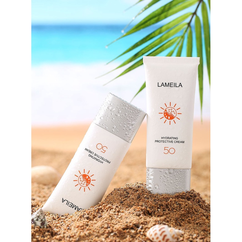 LAMEILA UV CREAM SPF50+++ HYDRATING PROTECTIVE CREAM KODE 3058