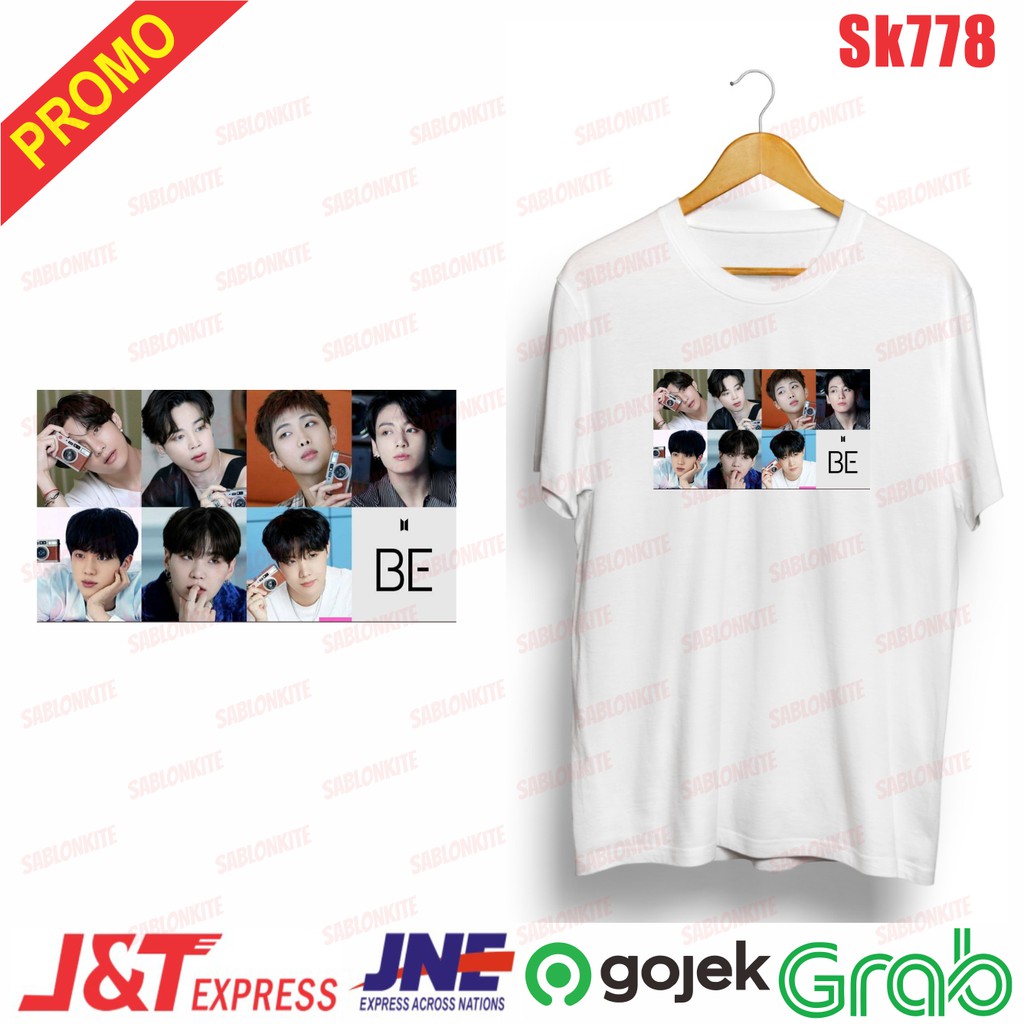 MURAH!!! KAOS KPOP MEMBER CONCEPT BE SK778 UNISEX COMBED 30S