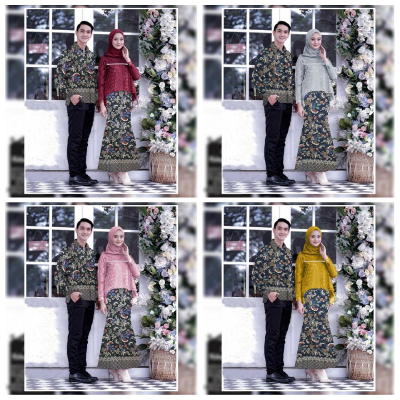 CP Ayodia Batik /kebaya batik/ cp titian/ couple kondangan/ brukat batik murah/kapel pesta/pakaian m