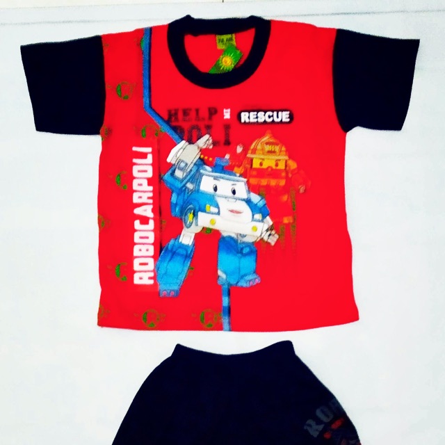 Baju anak Robocar poli