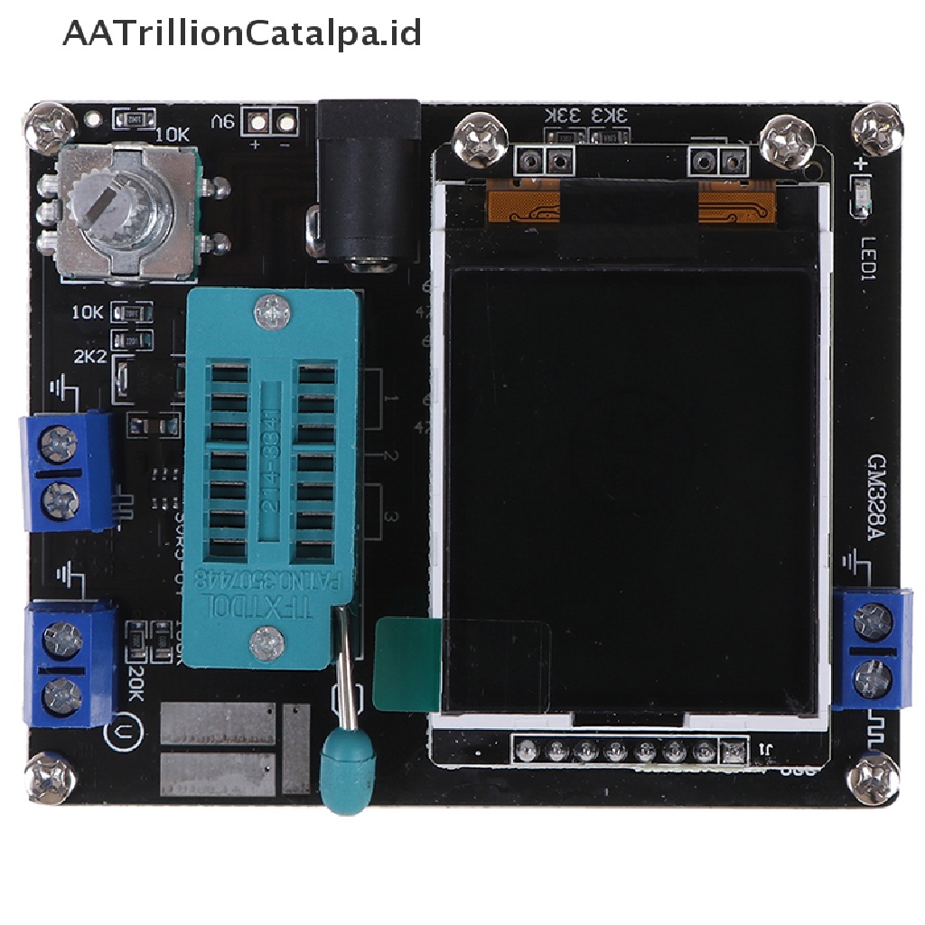 (AATrillionCatalpa) Gm328a Modul Tester Transistor Dioda LCR ESR