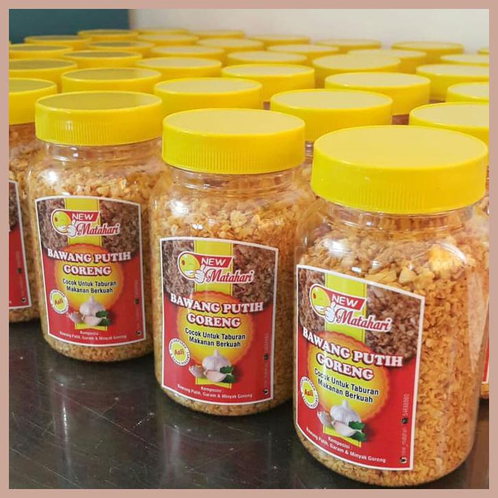 

BAWANG PUTIH CINCANG GORENG NEW MATAHARI