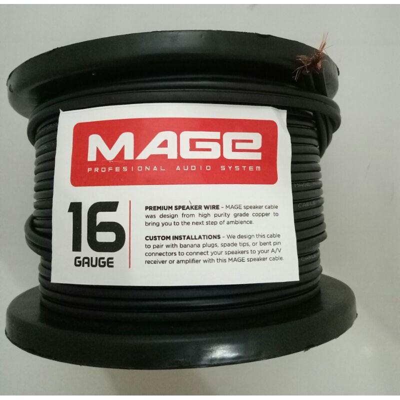 Kabel speaker 16 awg mage harga per meter | Shopee Indonesia