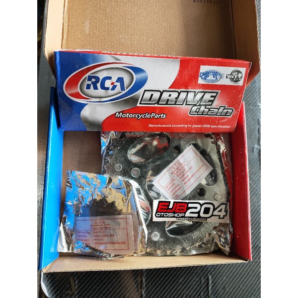 Gear Paket Megapro Monoshock Verza Original RCA