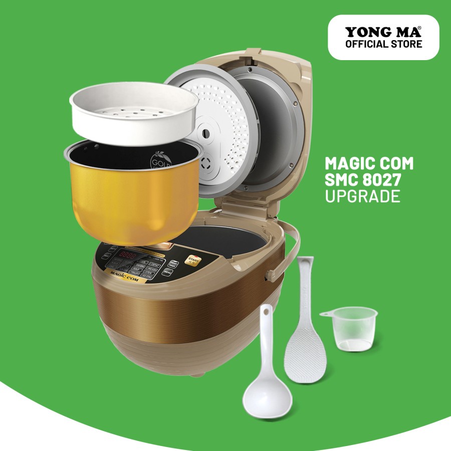 Magic Com YongMa SMC8027 / Rice Cooker Yong Ma / Penanak Nasi SMC 8027 2 Liter