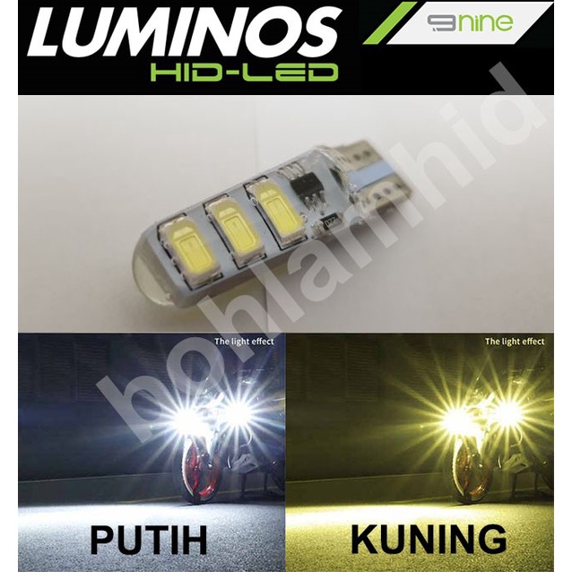 Lampu LED Senja T10 Gel 5730 Motor LED Sein, Kecil Lampu Kota
