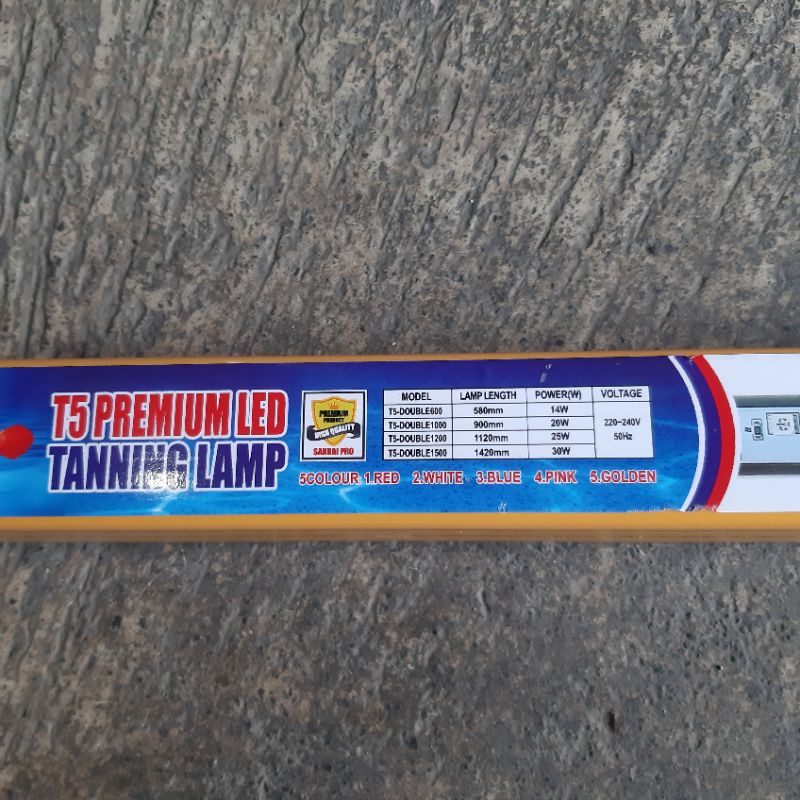 Sakkai Pro T5 Premium LED Tanning Lamp 100 - Lampu Arwana - Lampu Celup