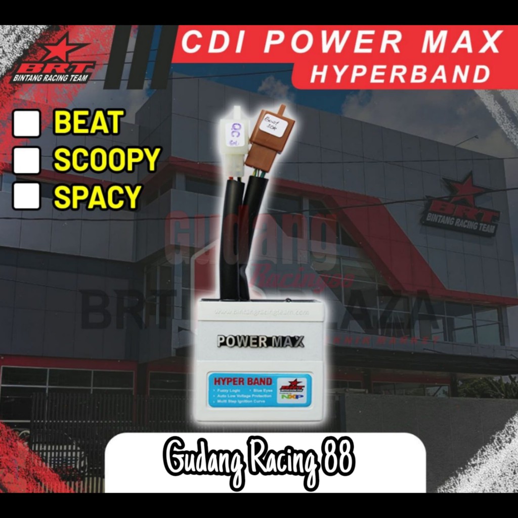 (GR88) CDI BRT POWERMAX HYPERBAND BEAT - SCOOPY - SPACY KARBU