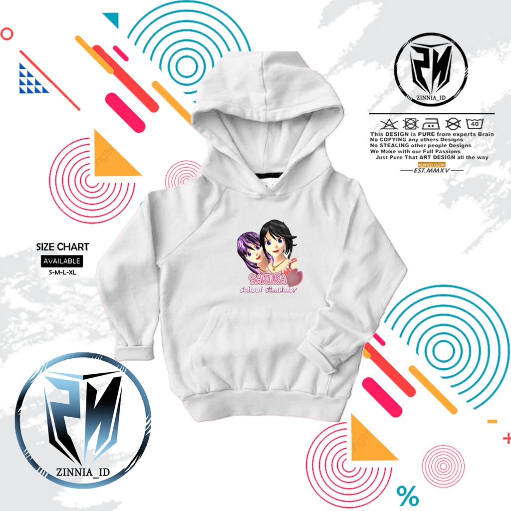 HOODIE ANAK SAKURA SCHOOL SIMULATOR | JAKET SWEATER ANAK SAKURA
