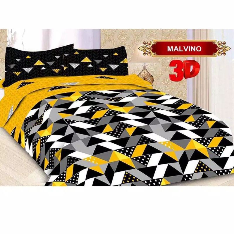Bed Cover Bonita Malvino Set King 180x200 Shopee Indonesia