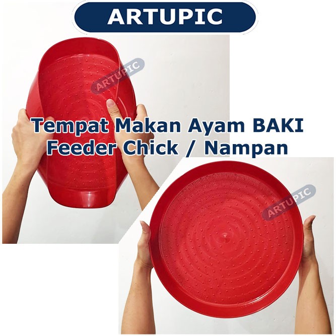 Tempat Makan Ayam Baki KELIPATAN 10 Nampan Feeder Chick Lepek Anak Ayam Kecil DOC