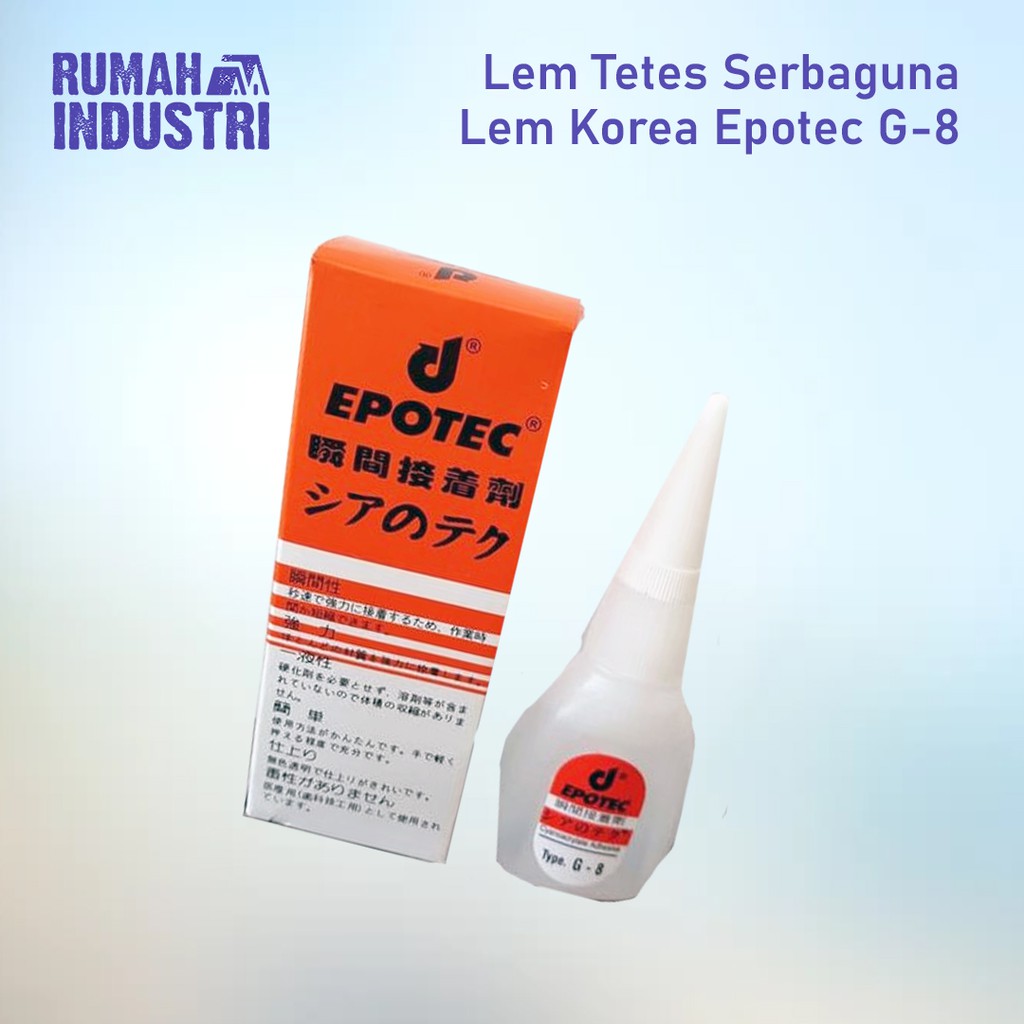 

BARANG ASLI! Lem Korea Tetes Power Glue Epotec G-8