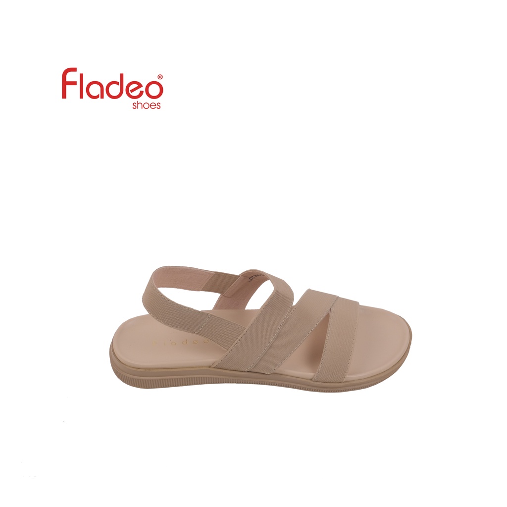 Fladeo E20/LDT290-3HH/Sandal Teplek Tali Wanita [ Strap Flat Sandals ]-5