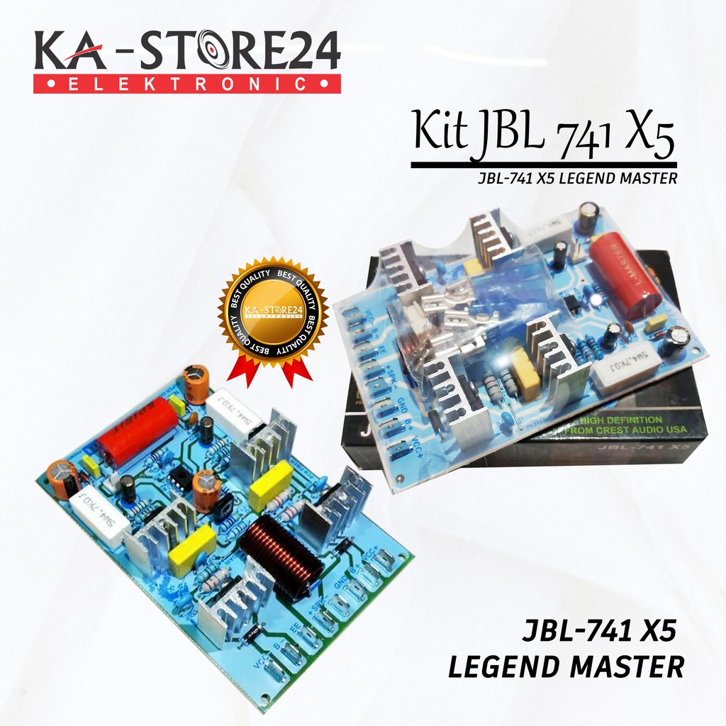 KIT SUPER DRIVER POWER AMPLIFIER JBL-741 X5 - LEGEND MASTER #KIT007