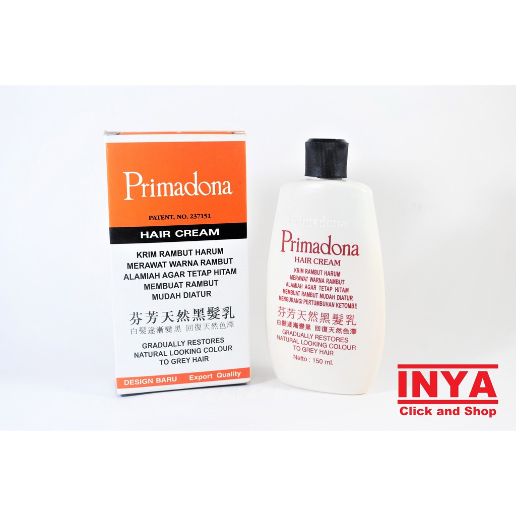 PRIMADONA HAIR CREAM 150ml EXPORT QUALITY - Krim Perawatan Rambut