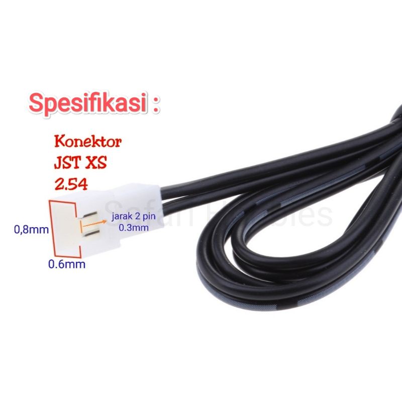 Kabel Usb Charge for Wirelles Toys, Speaker Portable, RcToys, Baterai Lipo 3.2V JST XS 2.5mm