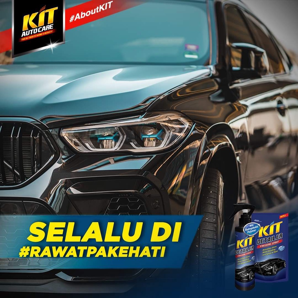 KIT Detailer Finishing Spray - 200 ml / Water Beading Memberikan Efek Daun Talas / DSM