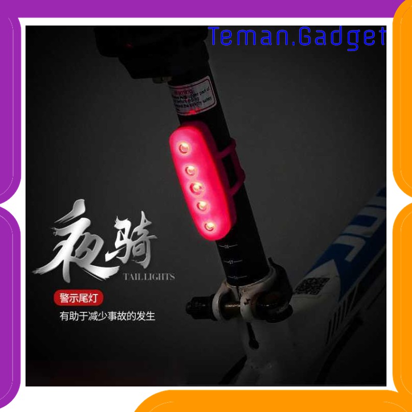 TG-IB052 LAMPU BELAKANG SEPEDA BICYCLE TAILLIGHTS SAFETY LAMP - DC-109