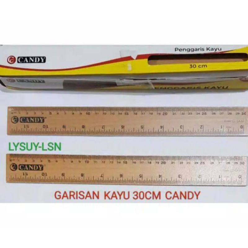 

Penggaris Kayu 30cm