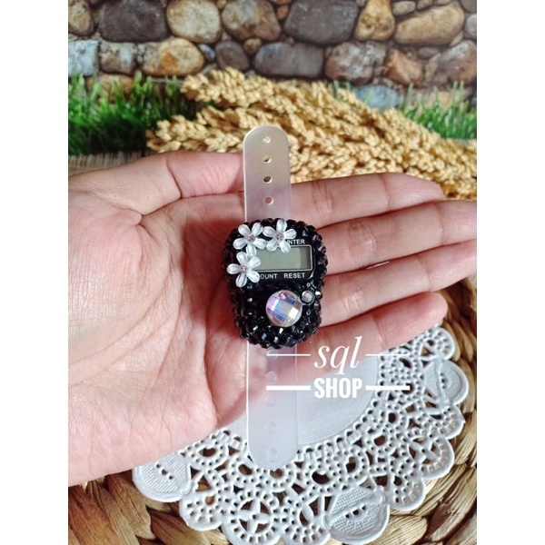 SQL SHOP Tasbih digital bling bling sakura | Alat hitung dzikir digital
