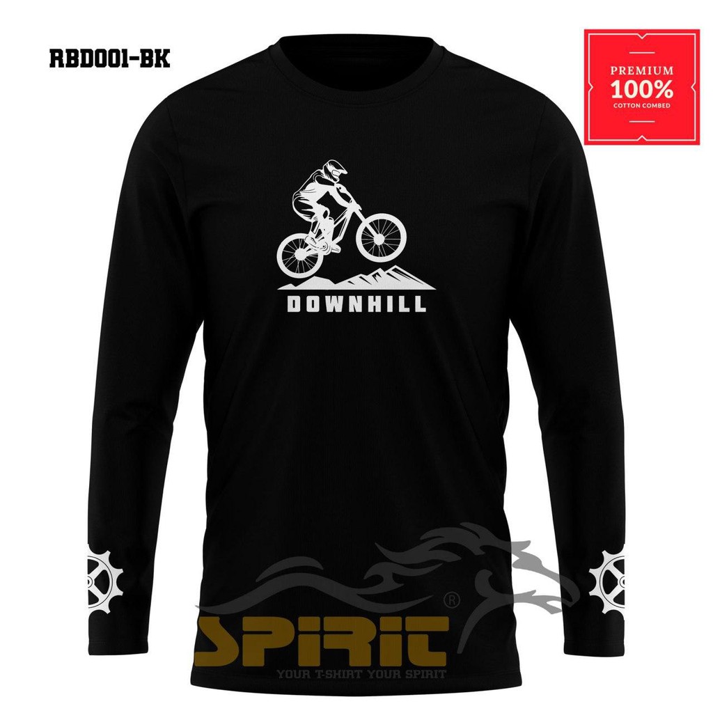 [TERBARU] Kaos Sepeda Thrill Downhill Polygon MTB Cascade Lengan Panjang Big Size