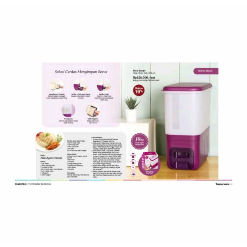 rice smart PROMO penyimpan beras 10 kg dan 5 kg ORI