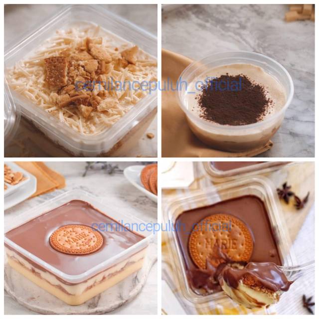 

Puding marie regal cokelat, keju, kopi pisang (READY dessert setiap hari) HALAL