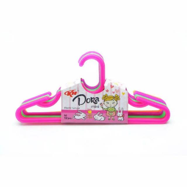 [DEASHOP] GANTUNGAN BAJU ANAK HANGER ANAK MINI 12Pcs HANGER PLASTIK JEMURAN PLASTIK HANGER ANAK