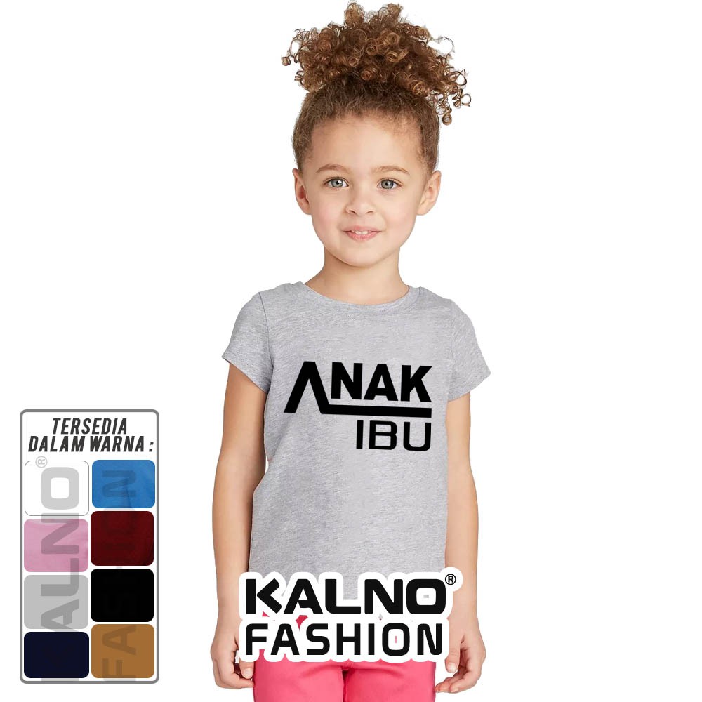 Baju Anak Print anak ibu 702 - Anak Anak Umur 1 -  7 Tahun Ukuran S M L XL Bahan Katun polyester