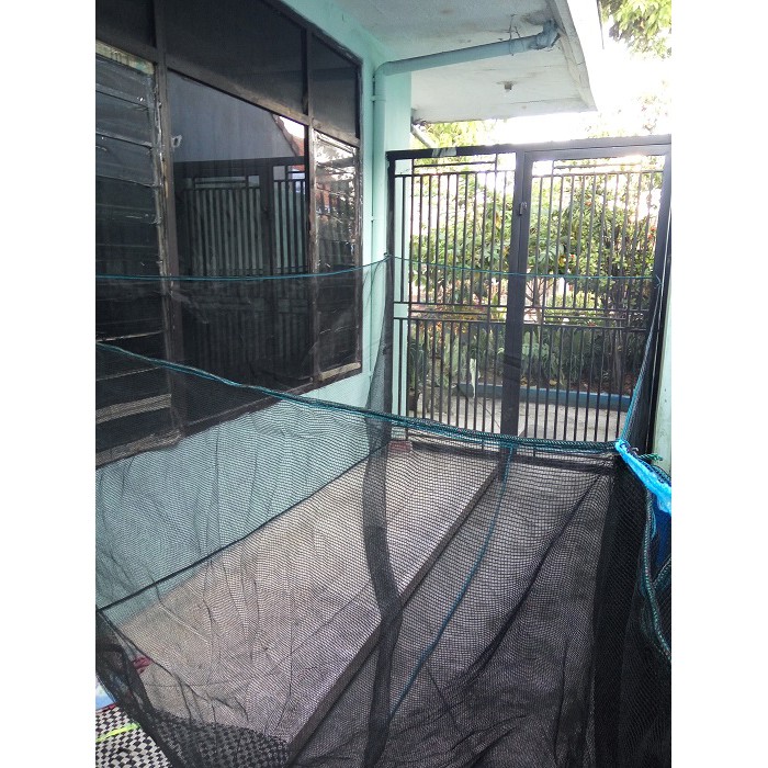 Jaring Ikan 3 Meter Hitam RK Buka Hapa Waring kelambu Tambak Waternet jala penampung