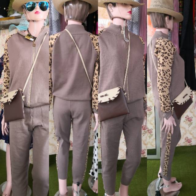 New set LV rajut premium musim dingin