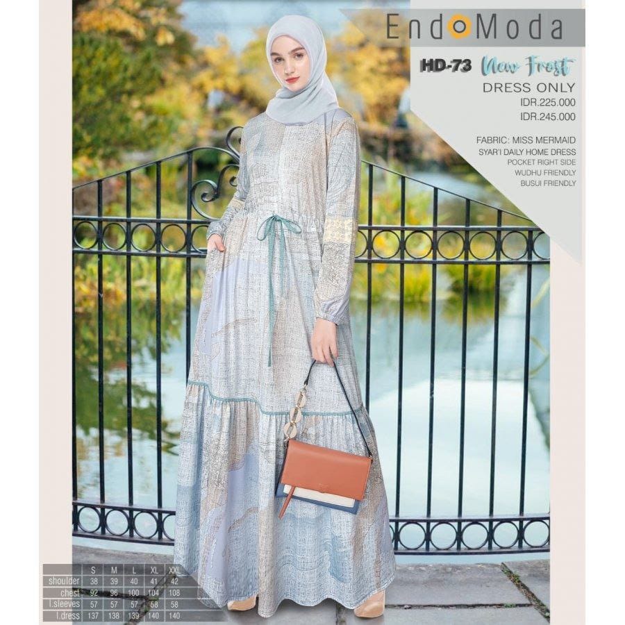 Gamis Endomoda Gamis Dewasa Motif Hd 73 New Frost