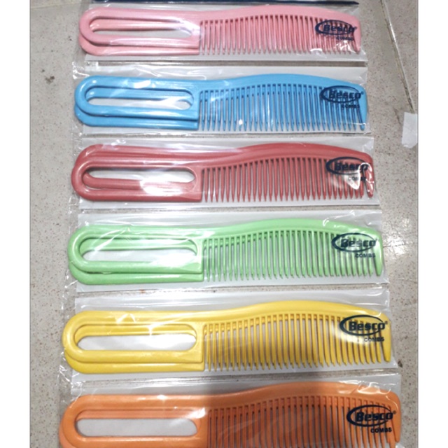 BISA COD - SISIR RAMBUT RAINBOW LUSINAN ( ISI 12 ) BESAR PANJANG 23CM GROSIR