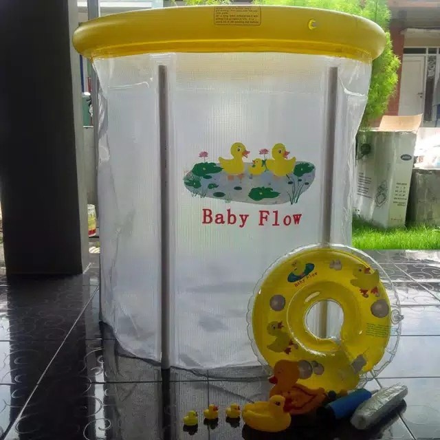 Kolam Renang Baby Spa Baby Flow Swimming Pool Bayi Jumbo 90 x 90 cm bebek