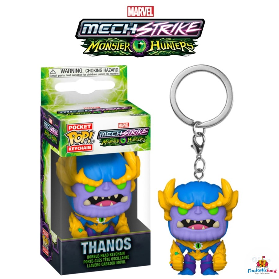 Original Funko Pocket POP Marvel Mech Strike: Monster Hunters - Thanos