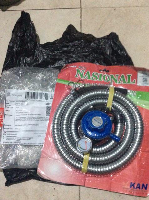 Nasional Gas Regulator Dan Selang Kompor Gas 1.8 Meter Winn Miyako