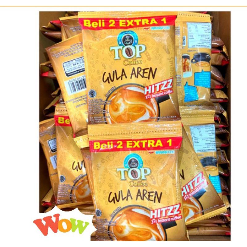 

TERBARU!! Top Coffee Susu Gula Aren 22g 1 Renceng isi 15 sachet