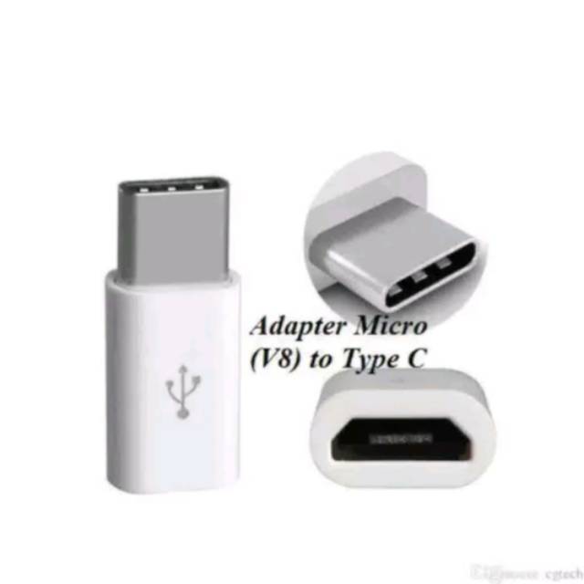 CONECTOR KABEL DATA MICRO USB KE TIPE C UNTUK SEMUA HP XIAOMI KONEKTOR SAMBUNGAN MICRO KE TYPE C