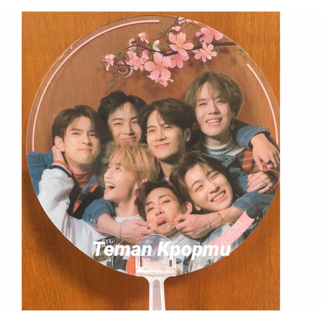 Kipas Angin Tangan Transparan GOT7 Kpop - GOT7 Transparent Hand Fan Kpop