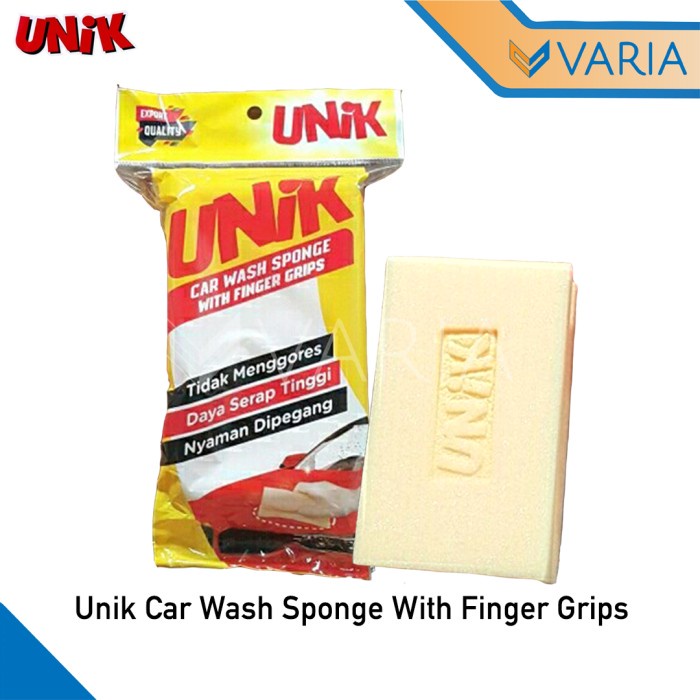 Unik Spon Cuci Mobil Car Wash Sponge With Finger Grips