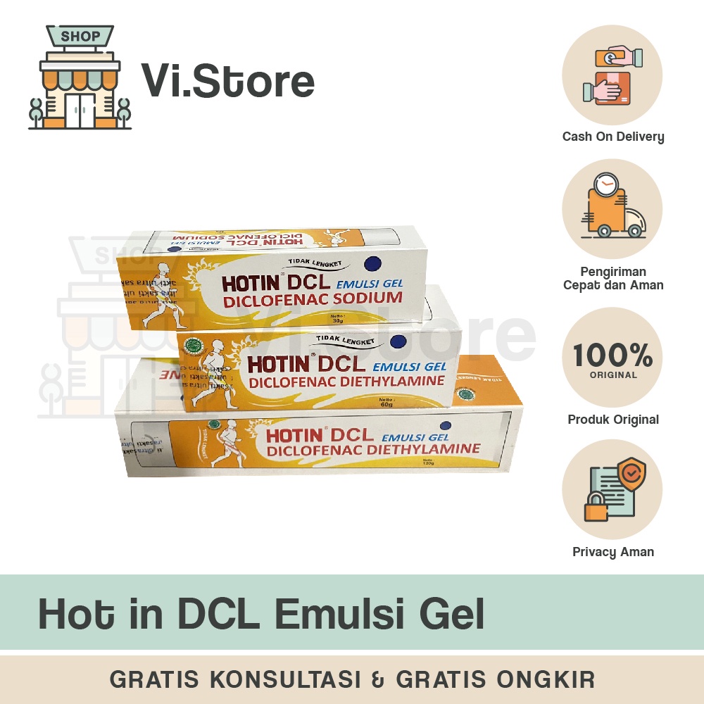 Hot In Cream DCL Tube 120 gram / 60 gram / 30 gram