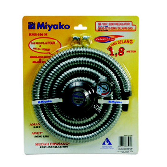 Regulator & selang gas Miyako RMS 106