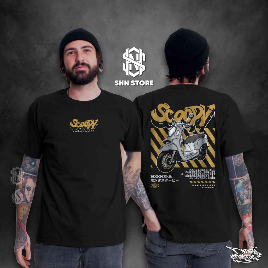 Kaos Honda Scoopy Baju Motor Scoopy Original