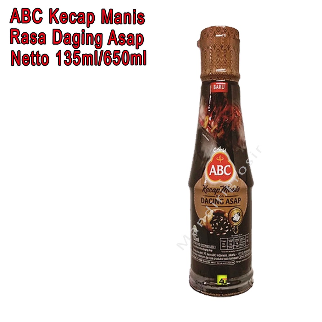 Kecap Manis *Kecap ABC * Rasa Daging Asap * 135ml * 650ml