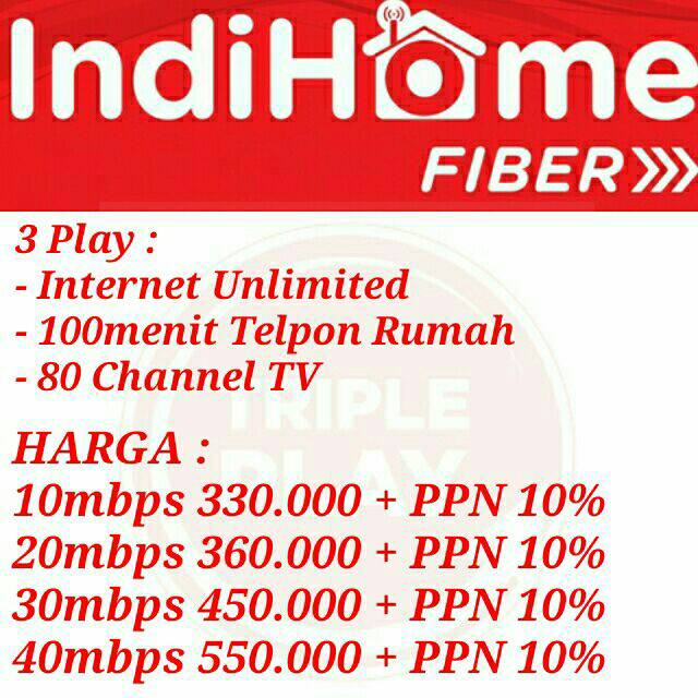 Internet Wi Fi Indihome Fiber Optic By Telkom Indonesia Shopee Indonesia