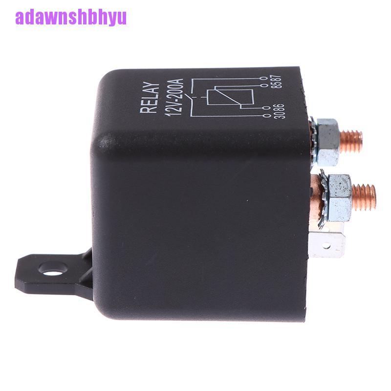 (adawnshbhyu) Relay Derek 12V 200 Amp Heavy Duty Untuk Mobil / Van / Perahu 4